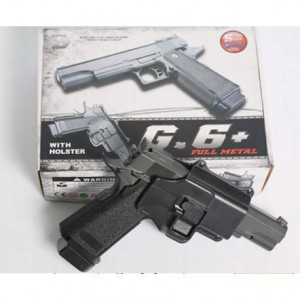 Страйкбольный пистолет COLT1911PD (Galaxy) с кобурой G.6 + SPRING